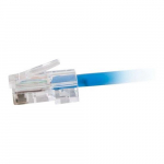 Non-Booted Unshielded Ethernet Patch Cable, Blue, 75ft