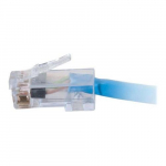 Non-Booted Patch Cable, Blue, 75ft