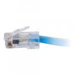 Non-Booted Plenum Patch Cable, Blue, 100ft