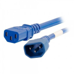 Power Cord, C14 to C13, 14AWG, Blue, 5ft