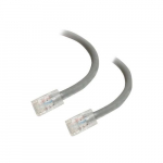 Non-Booted Unshielded Network Patch Cable, Gray, 10ft