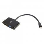 Mini DisplayPort to HDMI or VGA Adapter, Black