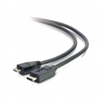 USB 2.0 Type C to USB Micro-B Cable, Black, 3ft