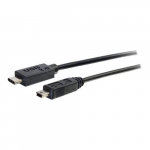 USB 2.0 Type C to USB Mini-B Cable, Black, 6ft_noscript