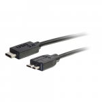 USB 3.0 Type C to USB Micro-B Cable, Black, 10ft_noscript