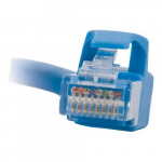 Snagless Patch Cable, Blue, 10ft, 25-Pack, 550MHz
