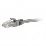 Snagless Patch Cable, Gray, 25ft, 25-Pack, 550MHz