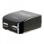 2-Port USB Superbooster Dongle Receiver, Black_noscript