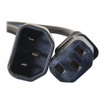 Power Extension Cord C13 to C14, 250V, 16AWG, 8ft