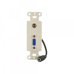 Decorative HD15 and 3.5mm Jack Insert, Ivory