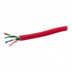 Cable with Solid Conductors, Red, 500ft