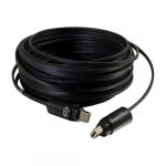 Optical Plenum Runner Cable, Black, 35ft