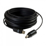 Optical Plenum Runner Cable, Black, 100ft