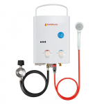 Outdoor Portable Tankless Water Heater, 5L, 1.32 GPM_noscript
