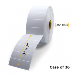 Direct Thermal Label Roll 0.75" ID x 2.5"_noscript