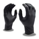 Nitri-Cor Nitrile Gloves, Z-Tread, 6 Mil, Black, L_noscript