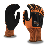 13-Gauge Hi-Vis Orange Gloves TPR Sandy Nitrile L_noscript