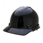 Duo Safety Black Cap-Style Hard Hat 4-Point Ratchet_noscript