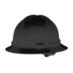 Duo Safety Black Full-Brim Style Hard Hat Ratchet_noscript