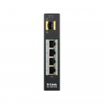 5-Port Gigabit PoE Switch, DIN-Rail Switch 1 SFP