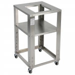 20" x 18" Rolling Stainless Steel Cart_noscript
