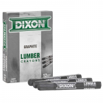 Lumber Crayon, Hex 4-1/2" x 1/2", Graphite_noscript