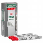 Paint Marker, Valve Action, Medium Tip, Red