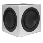 Compact Subwoofer, 30Hz - 160Hz, Silver_noscript