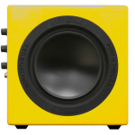 Compact Subwoofer, 30Hz - 160Hz, Yellow_noscript
