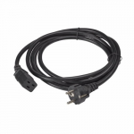 Power Cable, CEE7-7 To IEC 60320 C19, 230VAC, 16A, 8ft