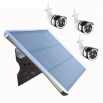 100W Solar Panel 650Wh Battery, 3 Wi-Fi Cameras_noscript