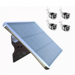 100W Solar Panel 650Wh Battery, 4 Wi-Fi Cameras_noscript