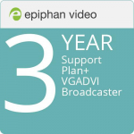 VGADVI Broadcaster, SupportPlan Plus, 3 Year