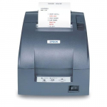 TM-U220 Receipt Printer, Ethernet, Auto-cutter, Gray