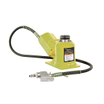 Yellow Jackit 20 Ton Air/Hydraulic Bottle Jack Low Height10399