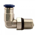 Push-In Swivel Elbow Connector 1/4 Tube x 1/8 Male_noscript