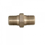 1/2 MNPT Hex Nipple Stainless Steel_noscript