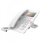 Hotel IP Phone with 3.5" Color Screen Display, White