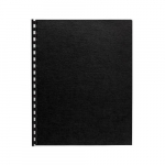 Expressions Linen Presentation Cover, Letter, Black_noscript