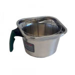 Metal Brew Basket with Green Handle, 13 In. x 5 In.