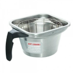 Metal Brew Basket with Black Handle, 13 In. x 5 In.