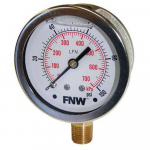 Figure XLFG 60 psi Liquid Filled Pressure Gauge