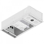 Ceiling Box with 4 Internal / 1 External AC Outlet, 1'x2'_noscript