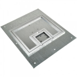 Floor Box Cover with 1/4'' Aluminum Squared Flange_noscript