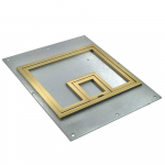 Floor Box Cover with 1/2" Square Brass FlangeFL-540P-BSQ-C-1/2