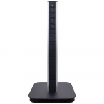 24" Pedestal, 4 AC Out, 1 Dual Charger, Black_noscript