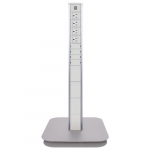 Symphony Pedestal Power and Charging Tower, 24'', White_noscript