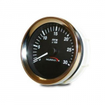 AT Series Tachometer without Hourmeter, Bright SS