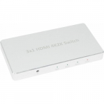3x1 HDMI Aluminum 4K 2K 3D 60Hz 3 In 1 Out Switch_noscript