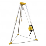 Complete Tripod System with Galvanized Steel Cable